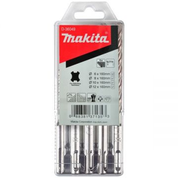 Makita D-36049 - Set burghie SDS-Plus 6-12 mm 5 bucati beton armat