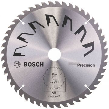 Bosch PRECISION - Panza fierastrau circular lemn 250x30x3.2 mm 48 dinti