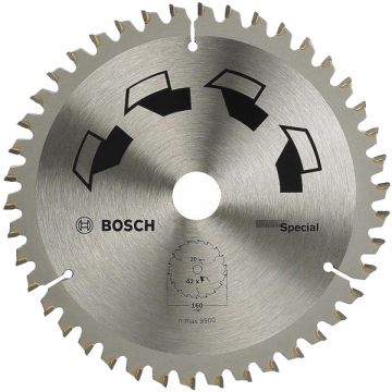 Bosch SPECIAL - Panza fierastrau circular lemn 160x20/16x2.5 mm 42 dinti