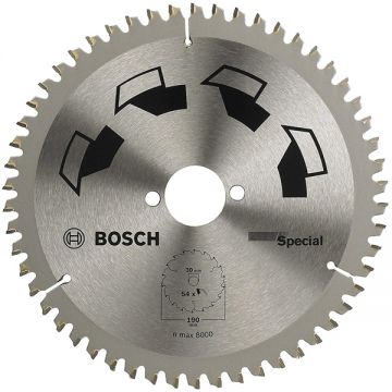 Bosch SPECIAL - Panza fierastrau circular lemn 190x30x2.5 mm 54 dinti