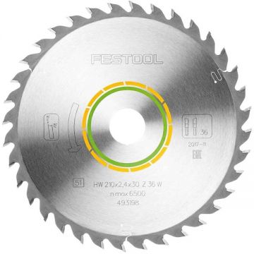 Festool 210x2.4x30 W36 - Panza fierastrau circular lemn 210x30x2.4 mm 36 dinti