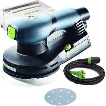 Festool ETS EC 125/3 EQ-Plus - Slefuitor cu excentric 400 W 125 mm valiza speciala