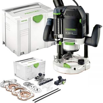 Festool OF 2200 EB-Set - Masina de frezat 2200 W 8 12 mm valiza speciala accesorii