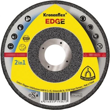 Klingspor EDGE - Disc taiere inox si metal 115x22.2x1.2 mm 1 buc