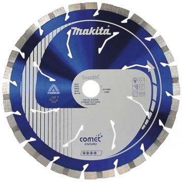 Makita COMET ENDURO - Disc diamantat de taiere segmentat 300x25.4/20x3 mm taiere umeda si uscata