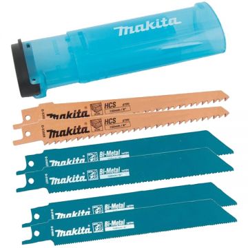 Makita D-53051 - Set panze fierastrau sabie mixt 152 mm 6-18 dinti/inch dantura standard 6 bucati