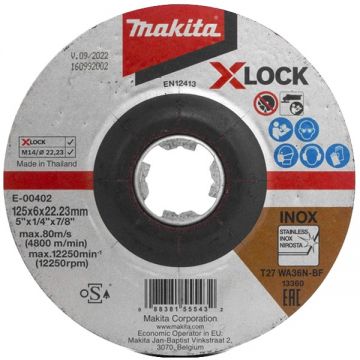 Makita  E-00402 - Disc taiere inox 125x22.2x6 mm 1 buc