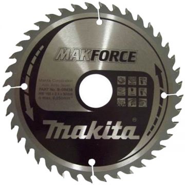 Makita MAKFORCE - Panza fierastrau circular lemn 165x30x2.4 mm 40 dinti