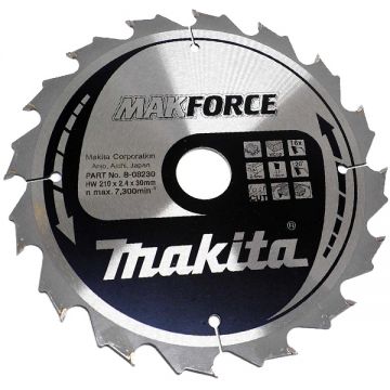 Makita MAKFORCE - Panza fierastrau circular lemn 210x30x2.4 mm 16 dinti