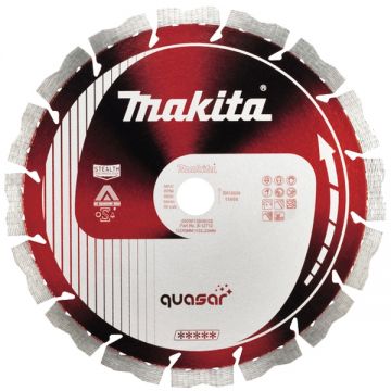 Makita QUASAR - Disc diamantat de taiere segmentat 230x22.2x2.6 mm taiere umeda si uscata