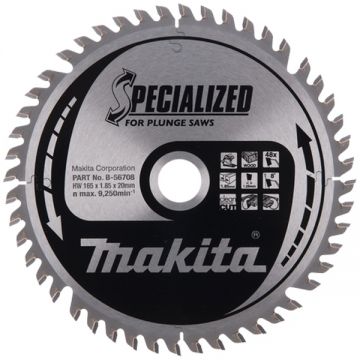 Makita  SPECIALIZED - Panza fierastrau circular lemn 165x20x1.85 mm 48 dinti