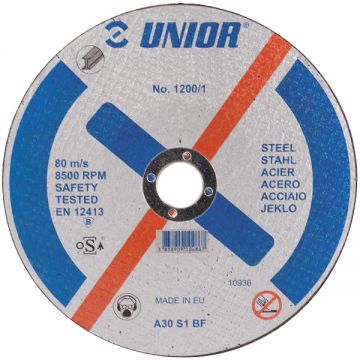 Unior  1200/1 - Disc taiere metal 115x22x3 mm 1 buc