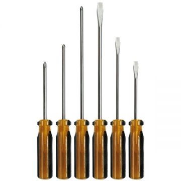 Vorel 64050 - Set surubelnite cu profil PH si plat 6 bucati