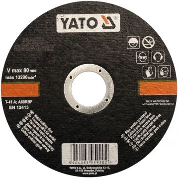 Yato YT-5923 - Disc taiere metal 125x22x1.2 mm 1 buc