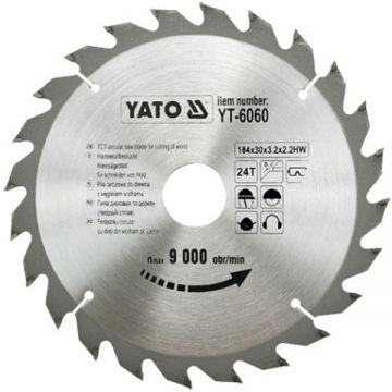 Yato YT-6060 - Panza fierastrau circular lemn 184x30x3.2 mm 24 dinti