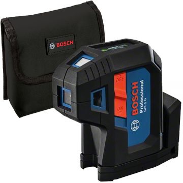 Bosch GPL 5 G - Nivela laser cu puncte 30 m +/-0.35 mm/m 5 puncte laser geanta textila