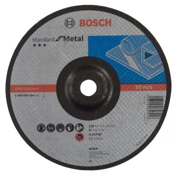 Bosch Standard for Metal - Set discuri polizare metal 230x22.2x6 mm 10 bucati