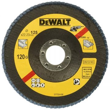 DeWalt DT3268 - Disc lamelar profil drept 125x22.2 mm granulatie 120