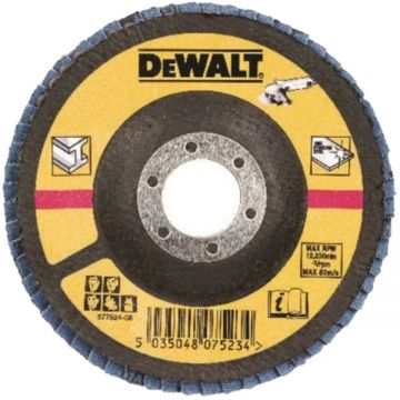 DeWalt DT3310 - Disc lamelar profil drept 125x22.2 mm granulatie 80