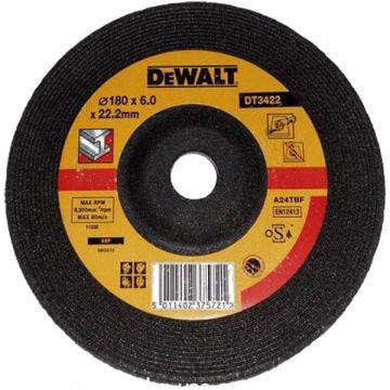 DeWalt DT3422 - Disc polizare metal 180x22.2x6 mm