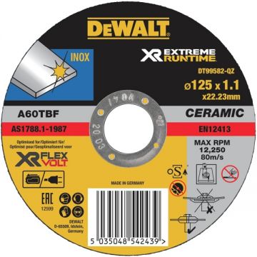 DeWalt DT99582 - Disc taiere inox 125x22.2x1.1 mm 1 buc