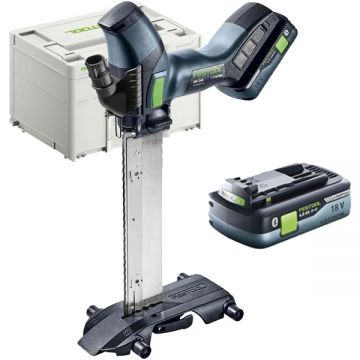 Festool ISC 240 HPC 40 EBI-Plus - Fierastrau pentru materiale izolatoare cu 2 acumulatori Li-Ion 18 V 4 Ah valiza speciala