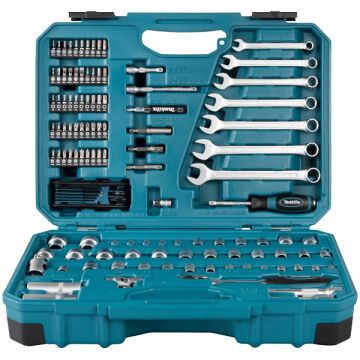 Makita E-06616 - Trusa scule de mana mixta 120 bucati