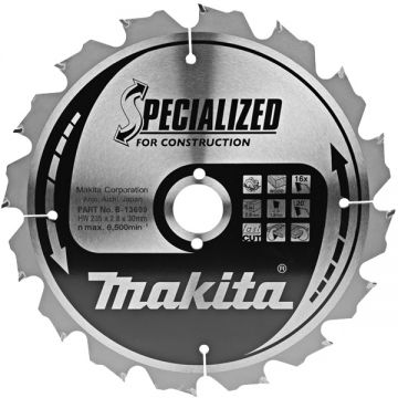 Makita SPECIALIZED - Panza fierastrau circular lemn 235x30x2.8 mm 16 dinti