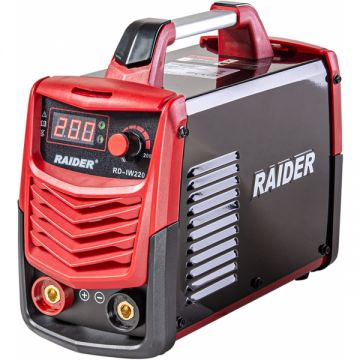 Raider  RD-IW220 - Invertor sudura MMA 200 A 1.6-4 mm protectie suprasarcina display digital monofazat