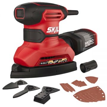 Skil 7261 AA - Slefuitor delta 160 W 151x102 mm accesorii