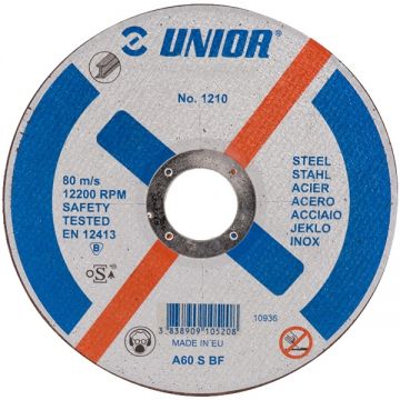 Unior  1210 - Disc taiere metal 115x22.2x1.6 mm 1 buc