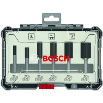 Bosch 2607017467 - Set 6 freze 1/4 inch ambalaj plastic