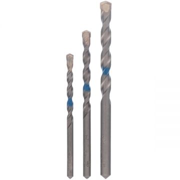 Bosch 2609255416 - Set burghie de zidarie 5-8 mm tija cilindrica 3 bucati