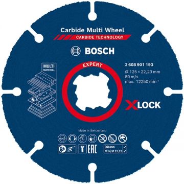 Bosch EXPERT Carbide Multi Wheel - Disc taiere lemn 125x22.2x1 mm 1 buc