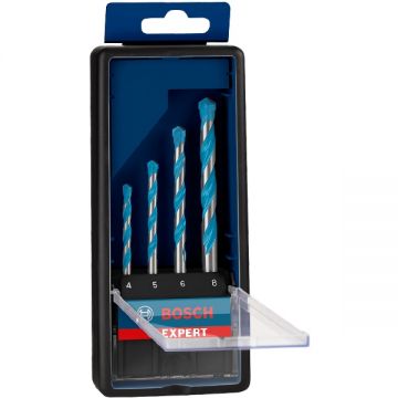 Bosch EXPERT CYL-9 MultiConstruction - Set burghie universale 4-8 mm tija cilindrica 4 bucati