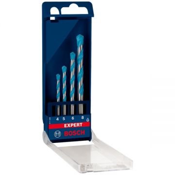 Bosch EXPERT CYL-9 MultiConstruction - Set burghie universale 4-8 mm tija cilindrica 4 bucati