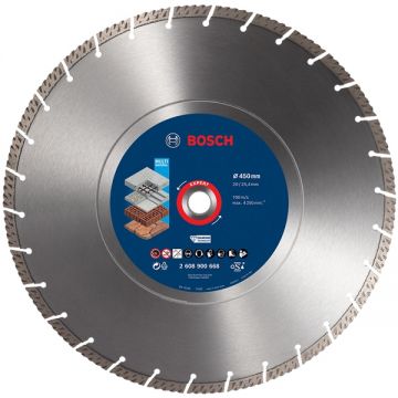 Bosch EXPERT MultiMaterial - Disc diamantat de taiere segmentat 450x25.4x3.3 mm taiere uscata