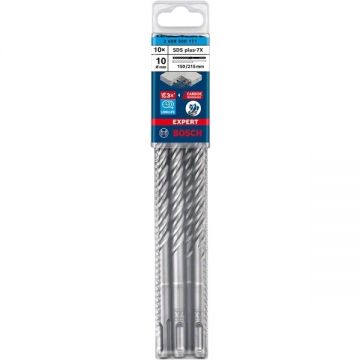 Bosch EXPERT SDS plus-7X - Set burghie SDS-Plus 10 mm 10 bucati beton armat