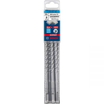 Bosch EXPERT SDS plus-7X - Set burghie SDS-Plus 8 mm 10 bucati beton armat