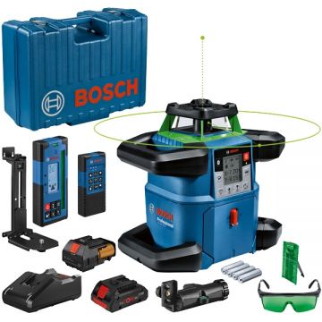 Bosch GRL 650 CHVG - Nivela laser rotativa 70 m +/-3 mm/m 600 rot/min receptor proiectie verticala valiza plastic