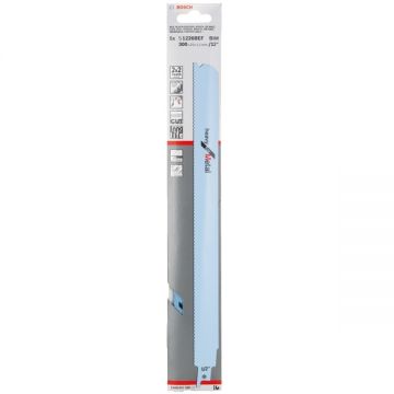 Bosch  S 1226 BEF - Set panze fierastrau sabie HCS 300 mm 14+18 dinti/inch dantura 2x2 Tooth Geometry 5 bucati