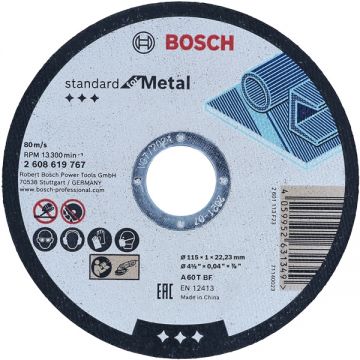 Bosch Standard for Metal - Disc taiere metal 115x22.2x1 mm 1 buc