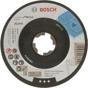 Bosch Standard for Metal - Disc taiere metal 115x22.2x2.5 mm 1 buc