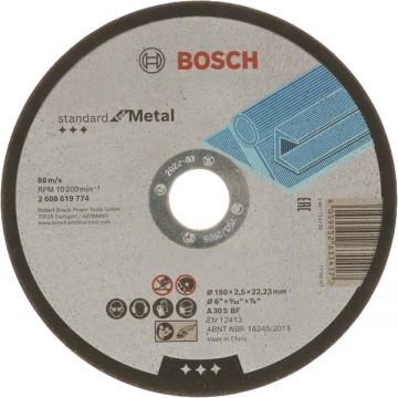 Bosch Standard for Metal - Disc taiere metal 150x22.2x2.5 mm 1 buc