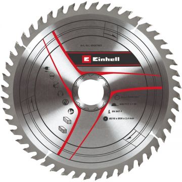 Einhell 49587861 - Panza fierastrau circular lemn 210x30x2.4 mm 48 dinti