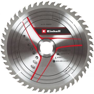 Einhell 49588251 - Panza fierastrau circular lemn 216x30x2.4 mm 48 dinti