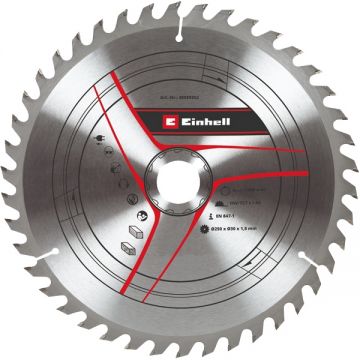 Einhell  49589352 - Panza fierastrau circular lemn 250x30x1.8 mm 42 dinti