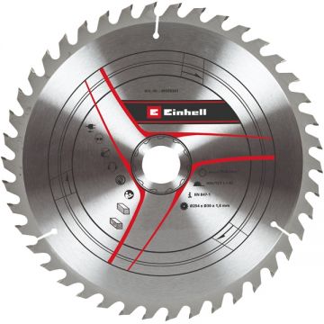 Einhell 49589361 - Panza fierastrau circular lemn 254x30x1.8 mm 42 dinti