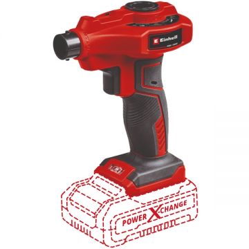 Einhell PXC CE-AP 18 Li - Pompa pentru aer fara acumulatori si incarcator 18 V - Ah 0.053 bar