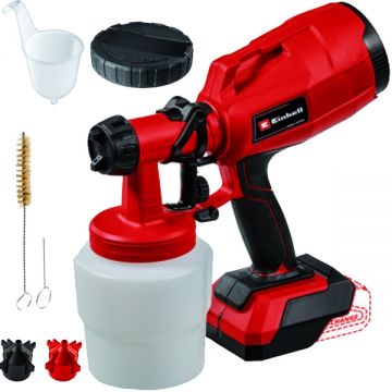 Einhell TC-SY 18/60 Li PXC- Pistol de vopsit fara acumulatori sau incarcator Li-Ion 18 V - Ah 0.8 l 600 g/min